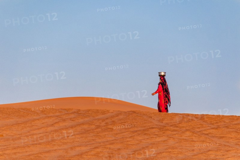 Woman in the Desert.