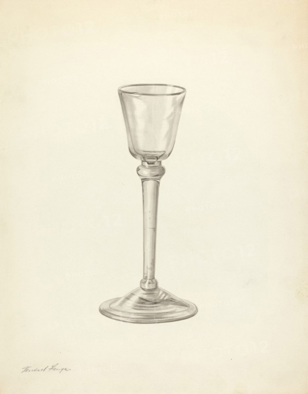 Wine Glass, c. 1940.