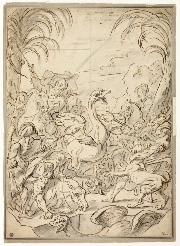 Ostrich Hunt, n.d.
