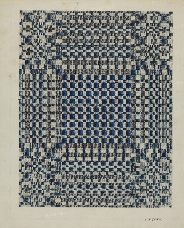 Coverlet, c. 1937.