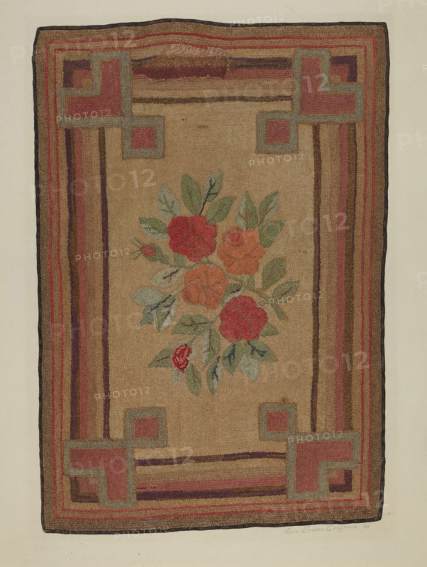 Hooked Rug, 1941.