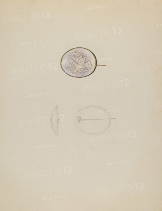 Brooch, c. 1937.
