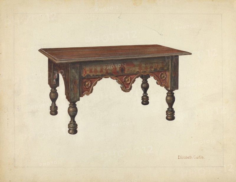 Bench, c. 1953.