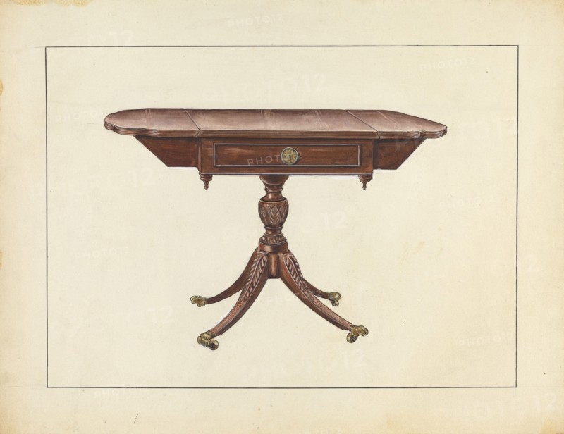 Table, c. 1953.