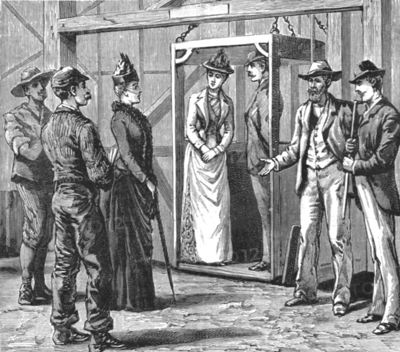 ''The Transvaal Gold Fields and how to reach them--Ladies visit to the Jumpers Gold Mining...',1890. Creator: Unknown.
