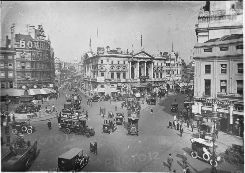 Piccadilly Circus, City of Westminster, London, 1911. Creator: Unknown.