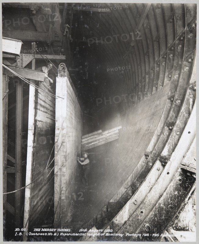 Queensway Tunnel, Liverpool, 1929. Creator: Stewart Bale Limited.