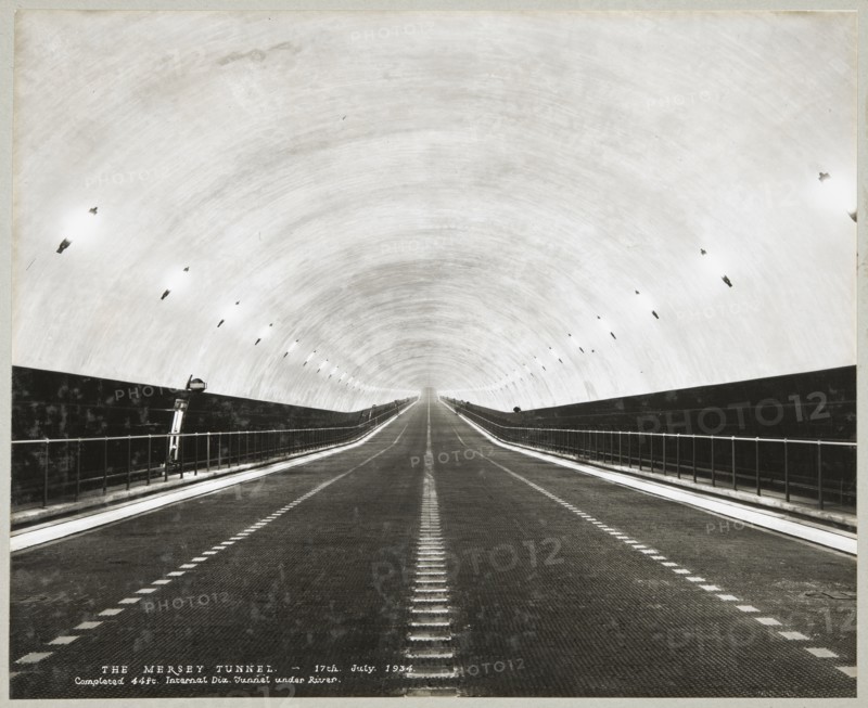 Queensway Tunnel, Liverpool, 1934. Creator: Stewart Bale Limited.