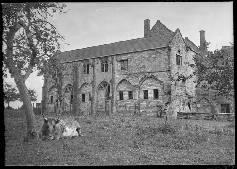 Muchelney Abbey, Abbot's House, Muchelney, South Somerset, Somerset, 1939. Creator: Marjory L Wight.