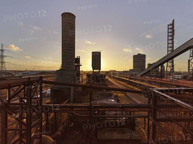 Redcar Steel Works, Dorman Long Tower, South Bank, Redcar, Redcar and Cleveland, 12-03-2021. Creator: James O Davies.