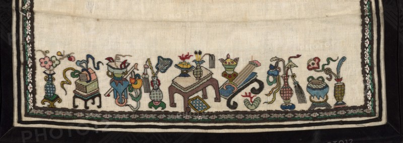 Trouser Band, China, Qing dynasty (1644-1911), 1875/1900. Creator: Unknown.