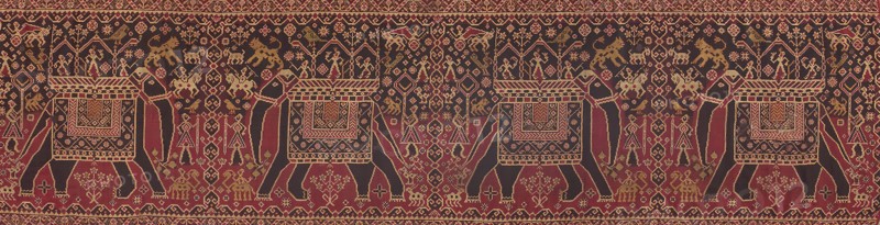 Patolu (ceremonial cloth), India, 18th/19th century. Creator: Unknown.
