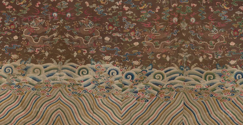 Panel (Dress Fabric), China, Qing dynasty (1644-1911), 1750/1800. Creator: Unknown.