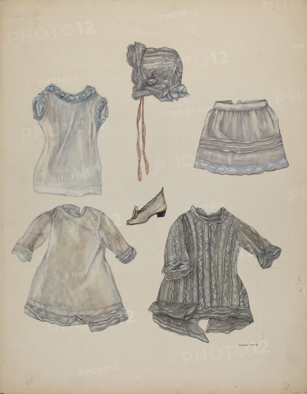 Doll Wardrobe, c. 1937. Creator: Dorothy Harris.