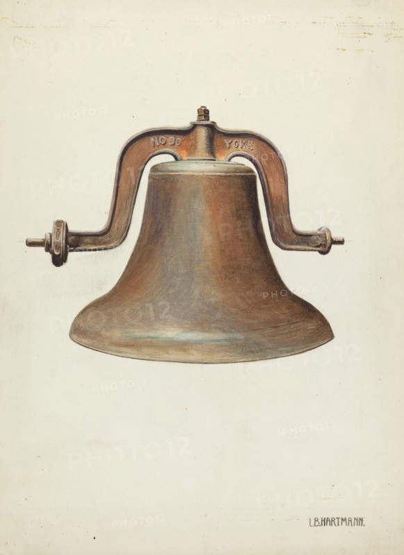 Church Bell, 1935/1942. Creator: L. B. Hartman.