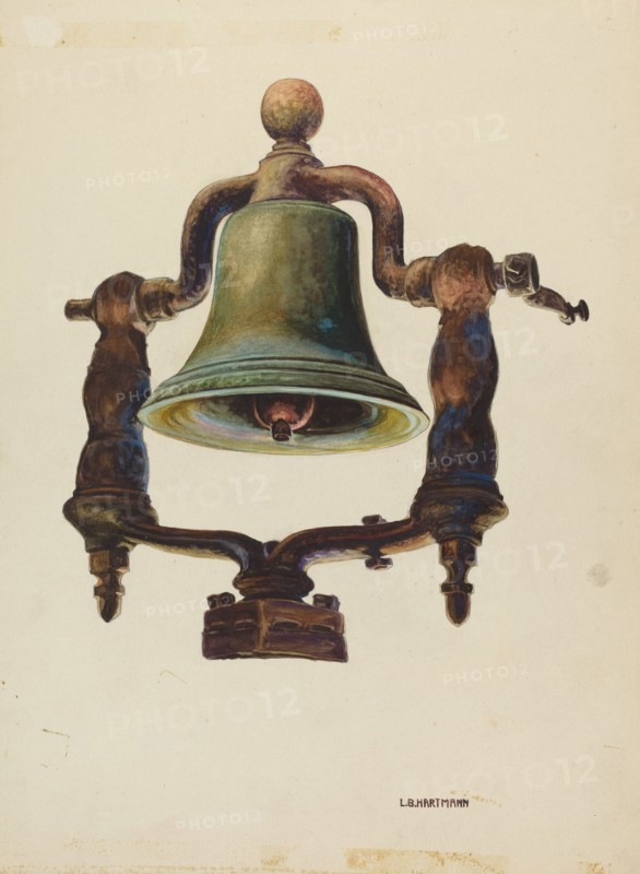 Locomotive Bell, 1935/1942. Creator: L. B. Hartman.