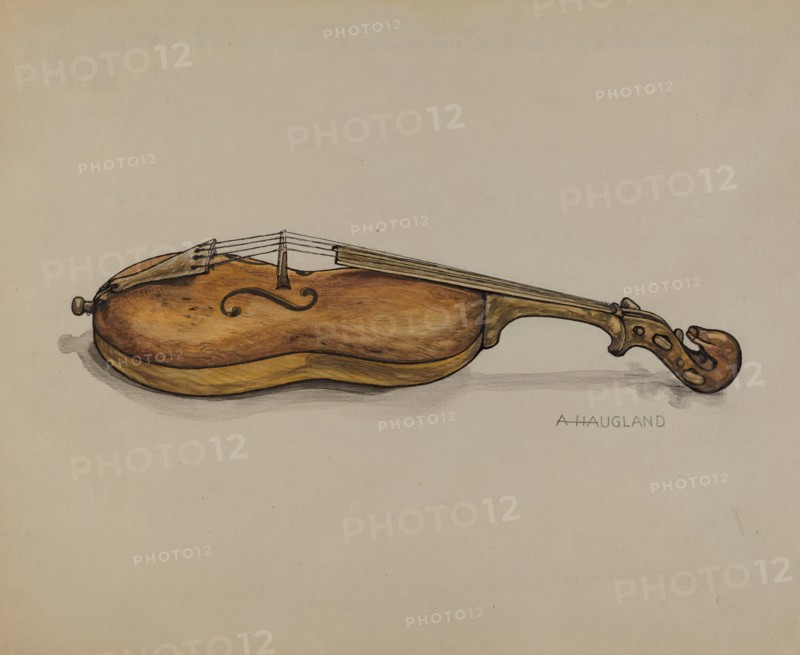 Violin, c. 1937. Creator: Augustine Haugland.