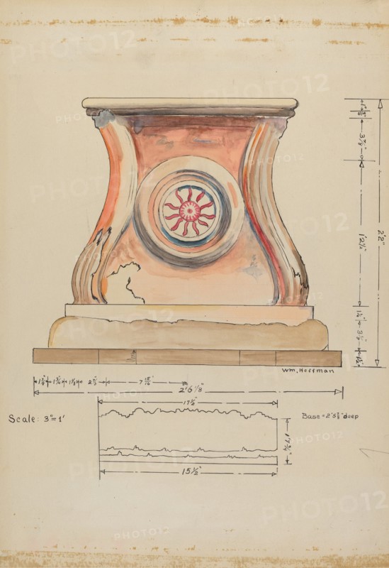 Baptismal Font, 1935/1942. Creator: William Hoffman.