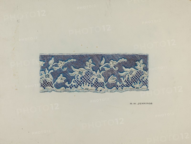 Lace Trim, 1935/1942. Creator: Walter W. Jennings.