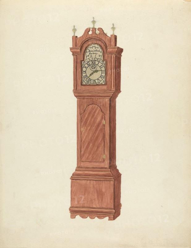 Grandfather Clock, c. 1935. Creator: Walter W. Jennings.