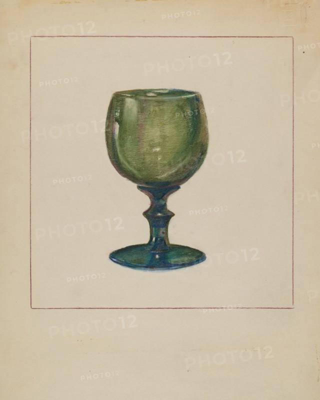 Wine Glass, 1935/1942. Creator: Agnes Karlin.