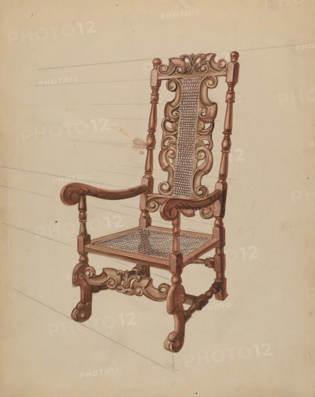 Armchair, c. 1936. Creator: Agnes Karlin.