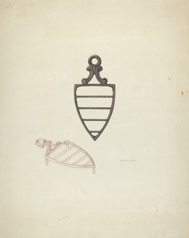 Trivet, c. 1939. Creator: Alfred Koehn.
