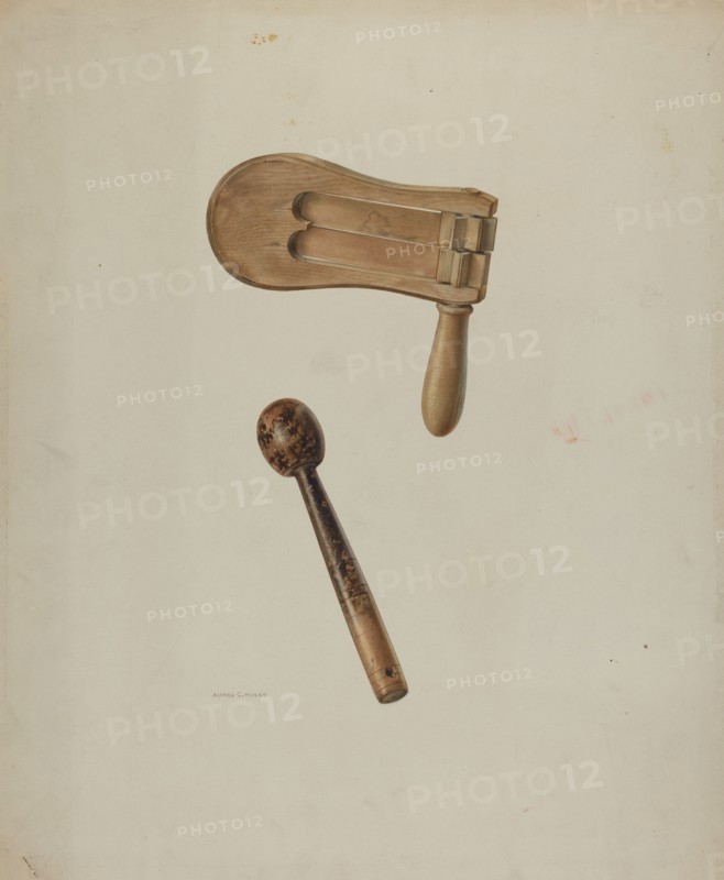 Policeman's Rattle, c. 1939. Creator: Alfred Koehn.