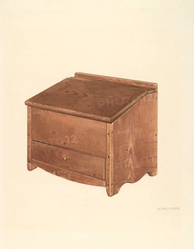 Bible Box, c. 1938. Creator: Alfred Koehn.