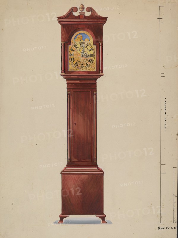 Grandfather Clock, 1936. Creator: Alfred Koehn.