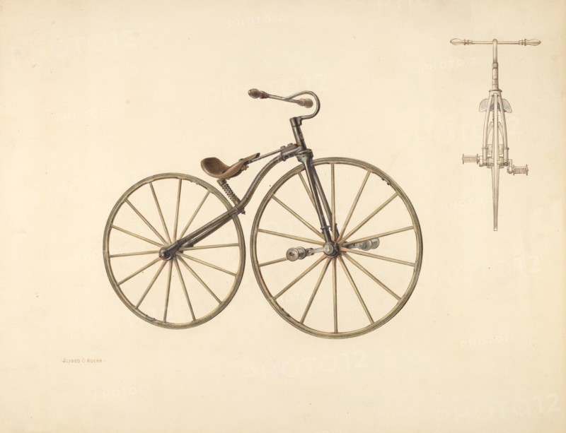 Bicycle, c. 1938. Creator: Alfred Koehn.