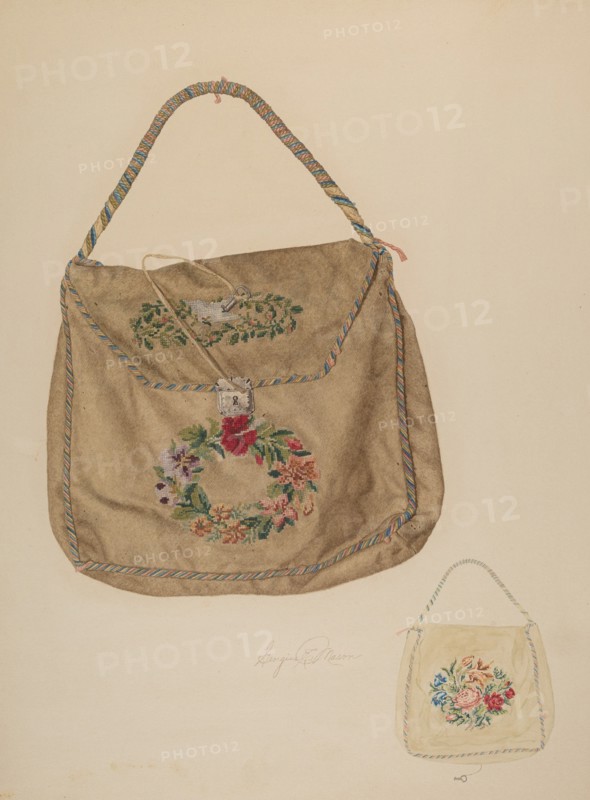 Bag, c. 1941. Creator: Georgine E. Mason.