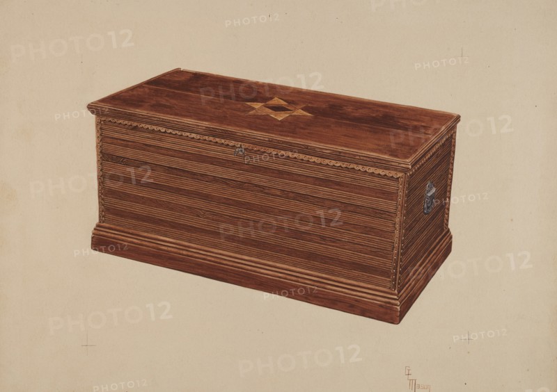 Chest, c. 1938. Creator: Georgine E. Mason.