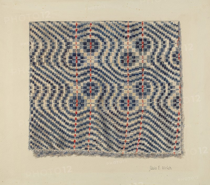 Coverlet, 1935/1942. Creator: Alois E. Ulrich.