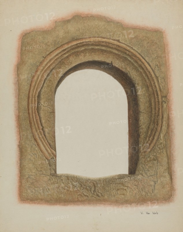 Chapel Window, c. 1939. Creator: Vera Van Voris.