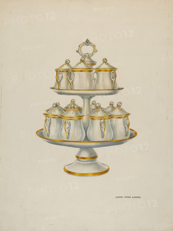 Lazy Susan, c. 1940. Creator: Harry Mann Waddell.