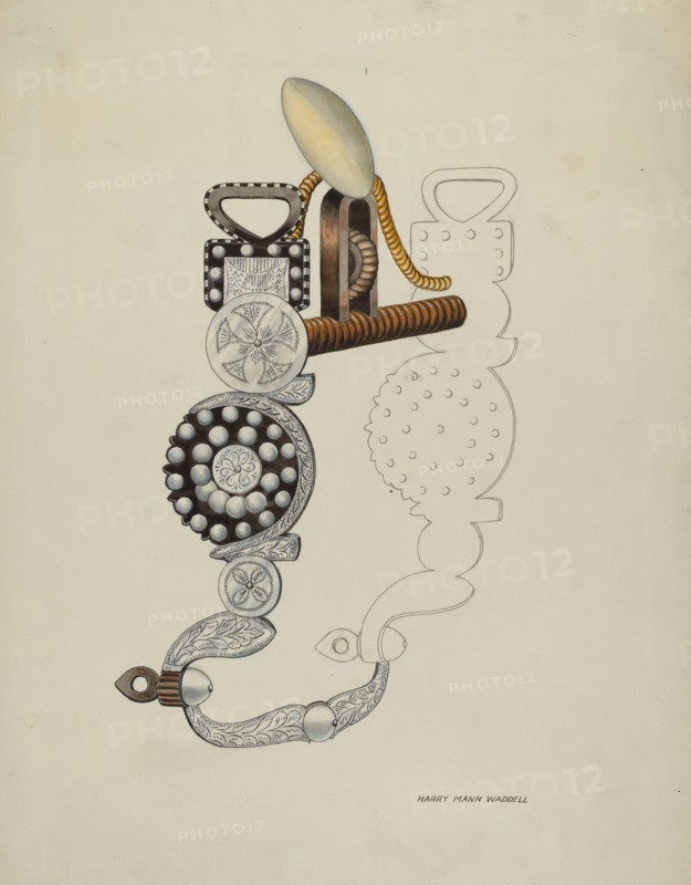 Spade Bit, c. 1937. Creator: Harry Mann Waddell.