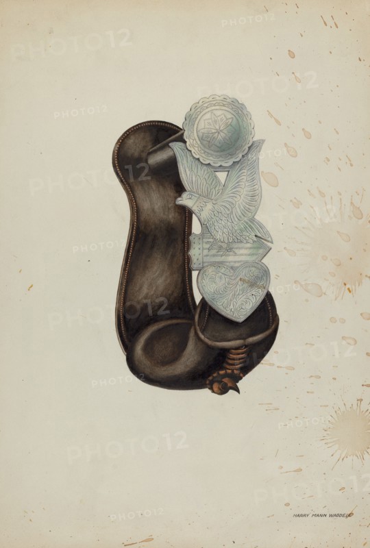 Stirrup, c. 1940. Creator: Harry Mann Waddell.