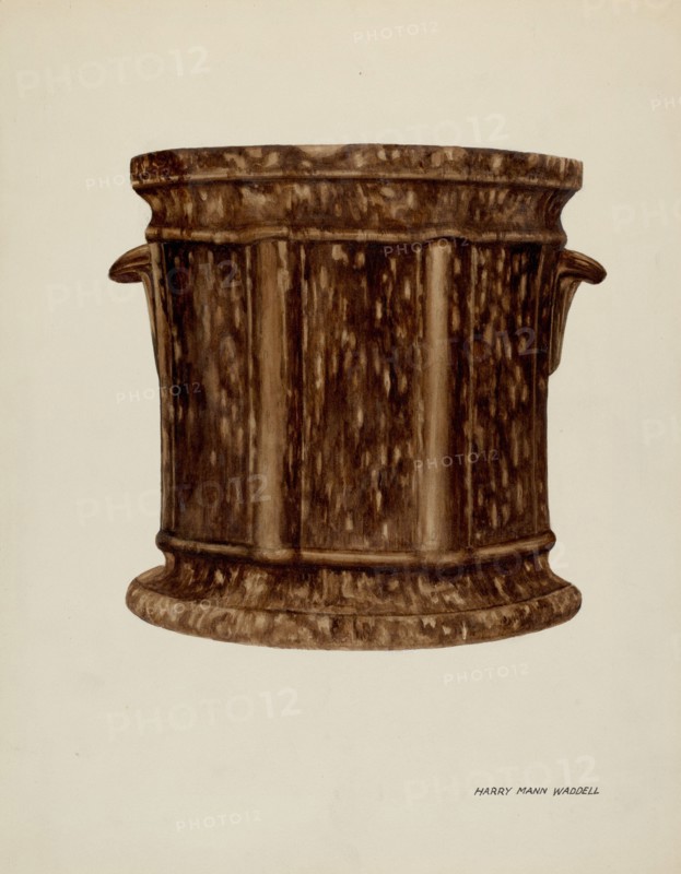 Jar, c. 1937. Creator: Harry Mann Waddell.