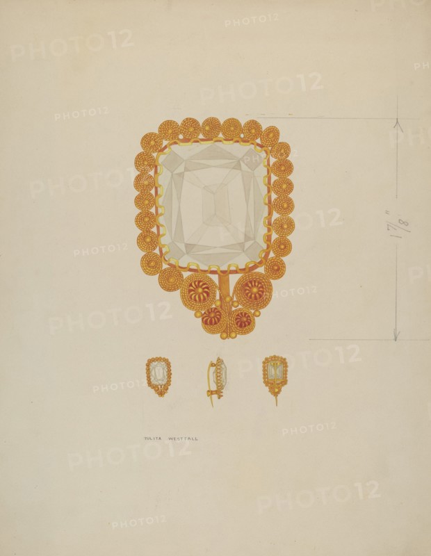 Brooch, c. 1937. Creator: Tulita Westfall.