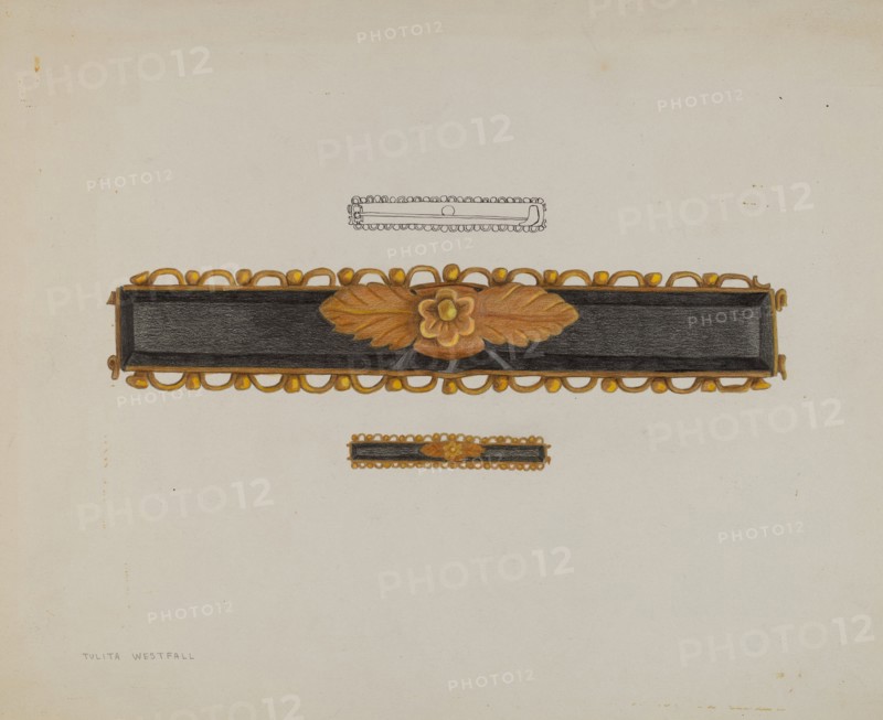 Pin, c. 1937. Creator: Tulita Westfall.
