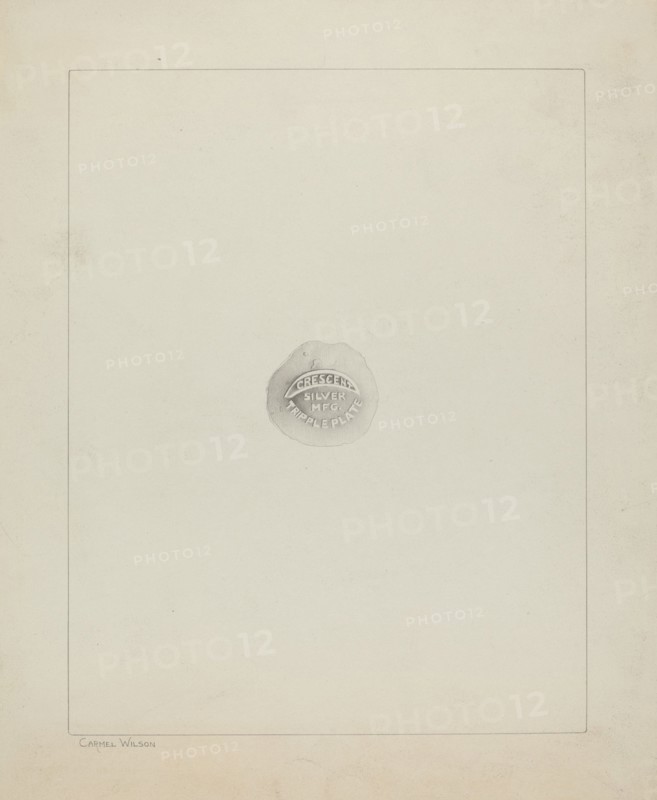 Trademark for Flagon, c. 1938. Creator: Carmel Wilson.