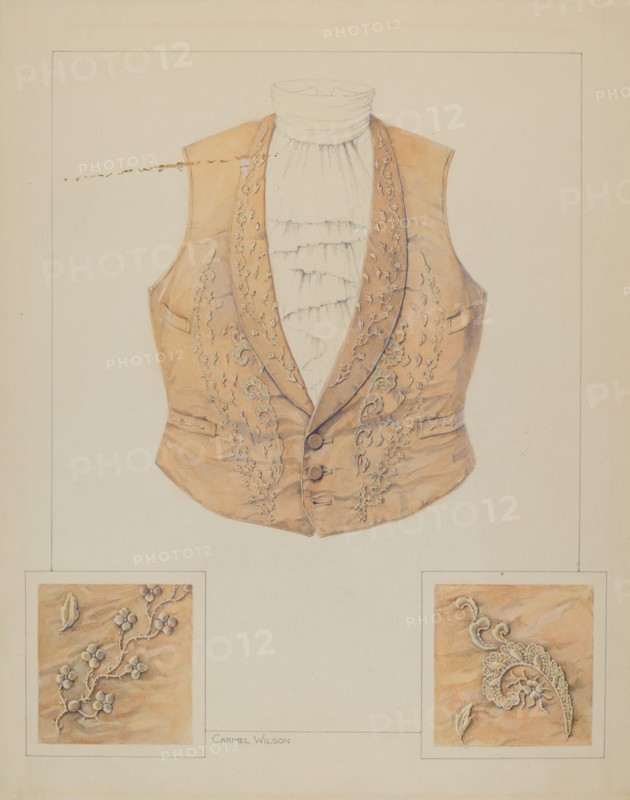 Vest, c. 1937. Creator: Carmel Wilson.