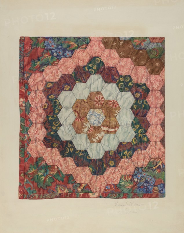 Quilt, c. 1939. Creators: Carmel Wilson, Cora Parker.