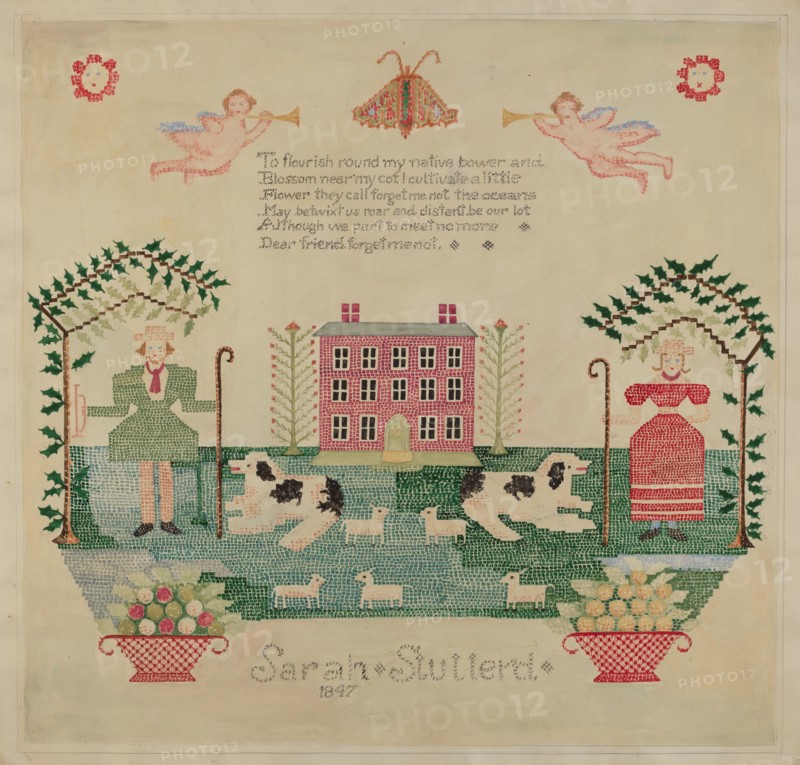Sampler, c. 1936. Creator: Eva Wilson.