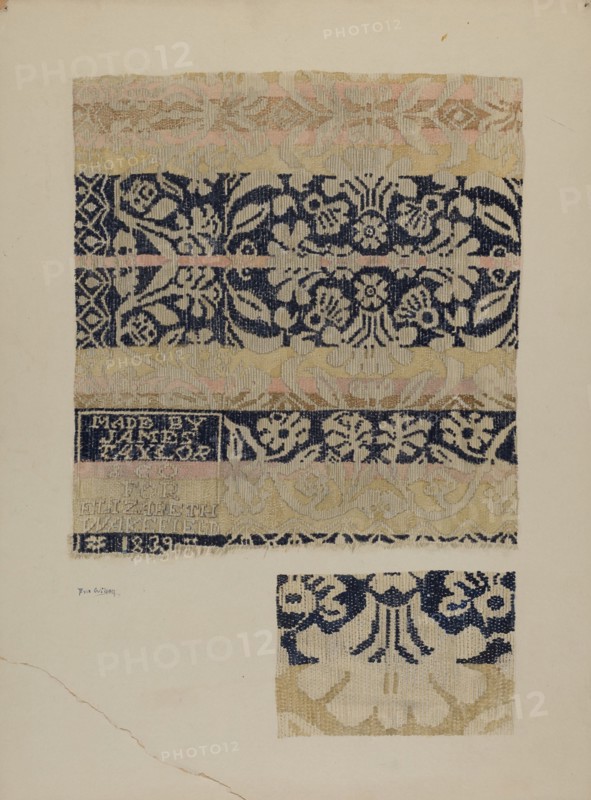 Coverlet, c. 1939. Creator: Eva Wilson.