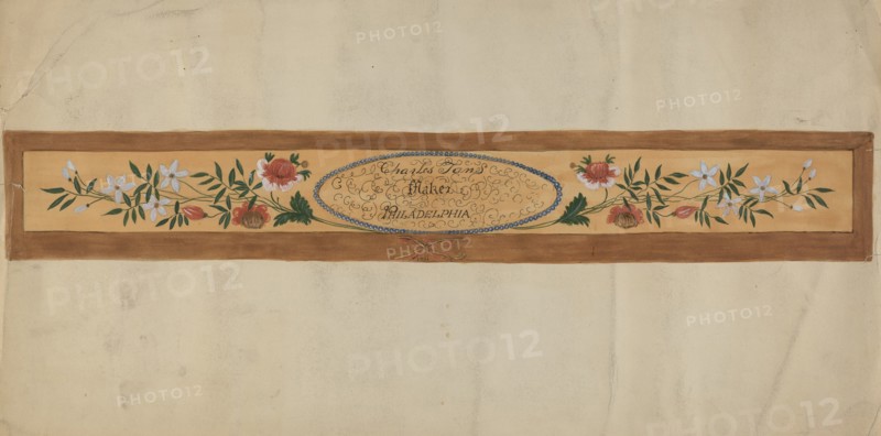 Piano Decoration, c. 1936. Creator: Eva Wilson.