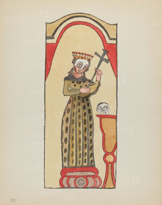 Plate 12: Saint Rita: From Portfolio "Spanish Colonial Designs of New Mexico", 1935/1942. Creator: Unknown.