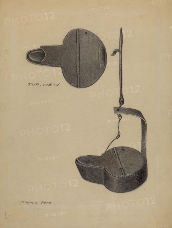 Betty Lamp, c. 1937. Creator: Mildred Ford.