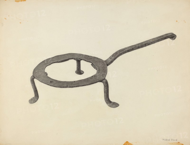 Trivet, c. 1939. Creator: Mildred Ford.